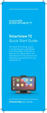 Preview for 1 page of NanoCam Plus NANO CONNECT Smartview 72 Quick Start Manual