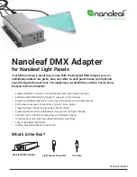 Preview for 1 page of Nanoleaf DMX Adapter User Manual