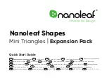 Nanoleaf Mini Triangles Quick Start Manual preview