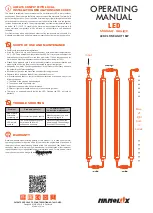 Preview for 1 page of NANOLUX LED PGF18 Operating Manual