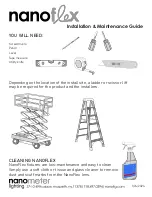 Preview for 2 page of nanometer lighting nanoflex Installation & Maintenance Manual