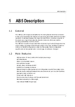 Предварительный просмотр 7 страницы Nanomotion AB5 User Manual