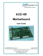 Nanomotion XCD HR User Manual preview