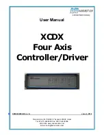 Preview for 1 page of Nanomotion XCDX User Manual