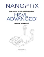 Nanoptix HSVL ADVANCED Owner'S Manual preview