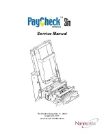 Предварительный просмотр 1 страницы Nanoptix PayCheck Slim Service Manual