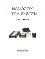 Nanoptix ULTRA SYSTEM Owner'S Manual preview