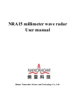 Preview for 1 page of nanoradar NRA15 User Manual