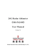 Preview for 1 page of nanoradar SR-PA24R User Manual