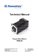 NANOTEC PD4-N5918X4204 Technical Manual preview