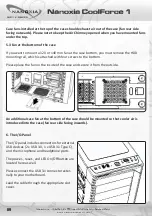 Предварительный просмотр 10 страницы Nanoxia CoolForce 1 Manual