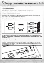 Preview for 11 page of Nanoxia CoolForce 1 Manual