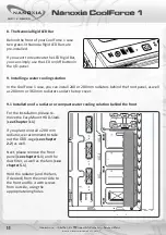 Preview for 12 page of Nanoxia CoolForce 1 Manual