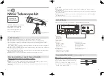 NAOJ Telescope kit Assemble Instructions preview