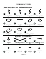 Предварительный просмотр 4 страницы Naomi Home 3 Piece Allison Glass Desk Assembly Instructions Manual