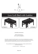 Предварительный просмотр 1 страницы Naomi Home 82600-03-00B Assembly Instructions Manual