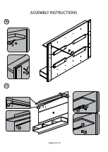 Предварительный просмотр 10 страницы Naomi Home Bliss Wall Assembly Instructions Manual