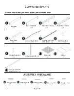 Preview for 3 page of Naomi Home Canopy Cedar Sandbox Assembly Instructions Manual