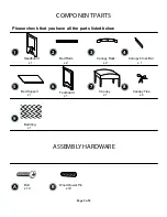 Preview for 3 page of Naomi Kids Canopy Doll Bed Assembly Instructions Manual