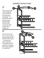 Preview for 5 page of Naomi Kids Canopy Doll Crib with Baskets 37804 Assembly Instructions Manual