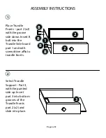 Предварительный просмотр 4 страницы Naomi Kids Doll Bunk Bed with Trundle Assembly Instructions Manual