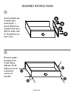 Предварительный просмотр 5 страницы Naomi Kids Doll Bunk Bed with Trundle Assembly Instructions Manual