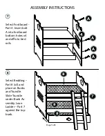 Предварительный просмотр 7 страницы Naomi Kids Doll Bunk Bed with Trundle Assembly Instructions Manual