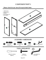 Preview for 4 page of Naomi Kids Low Loft Bed Bookcase Assembly Instructions Manual