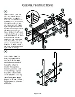 Предварительный просмотр 6 страницы Naomi Kids Low Loft Bed with Ladder Assembly Instructions Manual