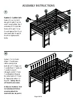 Предварительный просмотр 9 страницы Naomi Kids Low Loft Bed with Ladder Assembly Instructions Manual