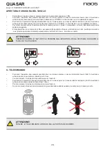 Предварительный просмотр 9 страницы Naos Quasar Instructions For Use Manual