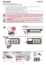 Предварительный просмотр 17 страницы Naos Quasar Instructions For Use Manual