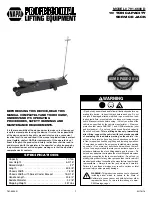 Napa 791-6600 D Operating Manual & Parts List preview