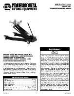 Napa 791-7160 A Operating Manual & Parts List preview