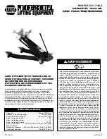 Предварительный просмотр 11 страницы Napa 791-7160 A Operating Manual & Parts List