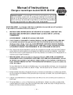 Предварительный просмотр 22 страницы Napa 85-8100 Instruction Manual