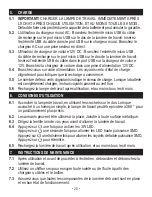 Предварительный просмотр 20 страницы Napa Blue-Fuel 85-914 Owner'S Manual