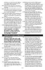 Предварительный просмотр 23 страницы Napa CARLYLE CJP400 Owner'S Manual