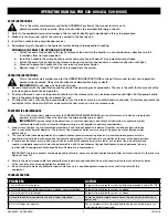 Preview for 3 page of Napa Carlyle Tools 520-6008C Operating Manual