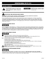 Preview for 2 page of Napa Carlyle Tools 791-1210 Operating Manual