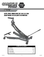 Preview for 6 page of Napa Carlyle Tools 791-1210 Operating Manual