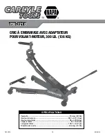 Предварительный просмотр 10 страницы Napa Carlyle Tools 791-1210 Operating Manual