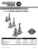 Preview for 5 page of Napa CARLYLE TOOLS 791-5050A Manual