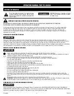 Preview for 2 page of Napa Carlyle Tools 791-6005A Operating Manual