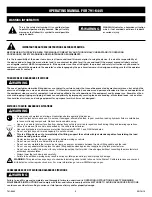 Preview for 2 page of Napa Carlyle Tools 791-6445 Operating Manual