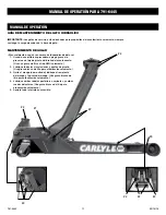 Preview for 11 page of Napa Carlyle Tools 791-6445 Operating Manual