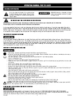 Preview for 2 page of Napa Carlyle Tools 791-6455 Operating Manual