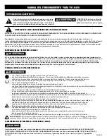 Preview for 6 page of Napa Carlyle Tools 791-6455 Operating Manual