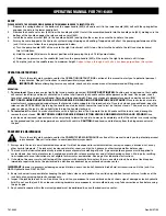 Preview for 3 page of Napa Carlyle Tools 791-6460 Operating Manual