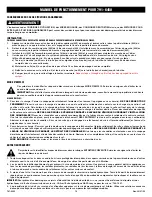 Preview for 14 page of Napa Carlyle Tools 791-6460 Operating Manual